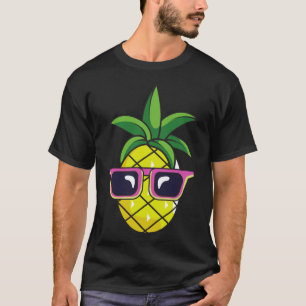T-shirt Pun Shades Pineappé Tropical Fruit Lunettes de sol