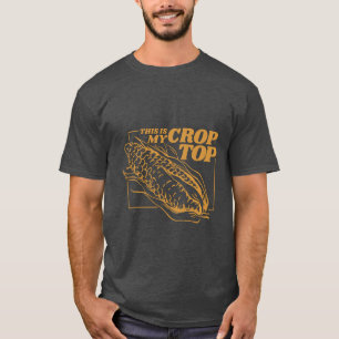T-shirt Pun supérieur de culture de maïs amusant