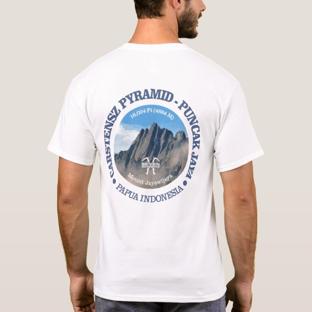 T-shirt Puncak Jaya (Pyramide Carstensz) (Dos)