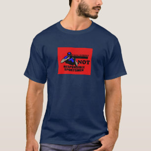 T-shirt Punir les criminels, pas les sportifs responsables
