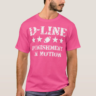 T-shirt Punition De Ligne D En Mouvement Football Défensif