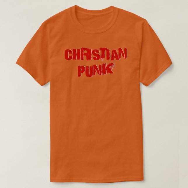 T-shirt punk chrétien (Design devant)