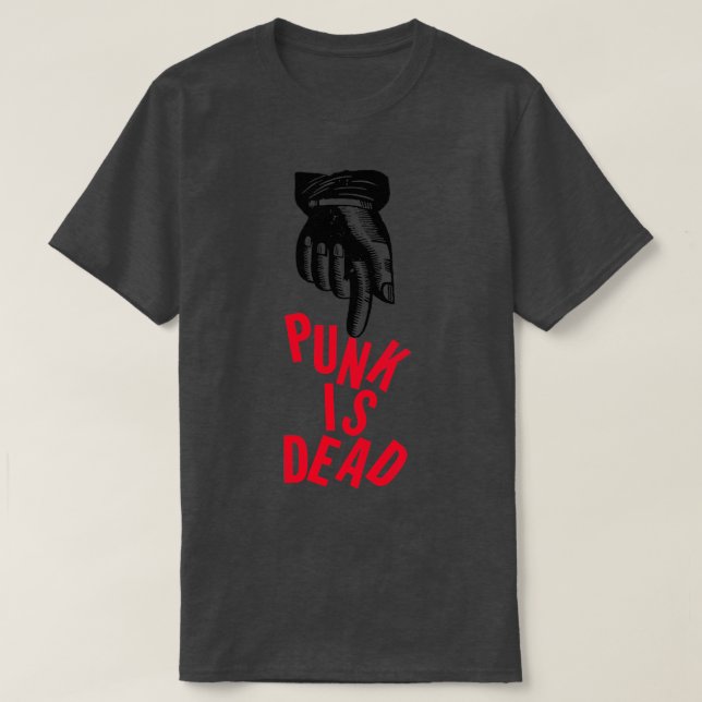 T-shirt Punk Est Mort 1977 Image Iconique (Design devant)