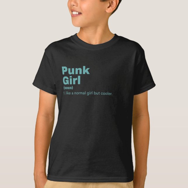 T-shirt Punk Girl - Punk  (Devant)
