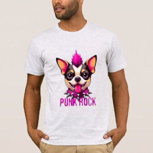 T-SHIRT PUNK ROCK CHIHUAHUA