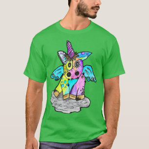 T-shirt Punk Rock Metal Concert Festival Unicorn