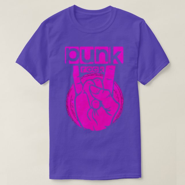T-shirt Punk Rock Music9 (Design devant)