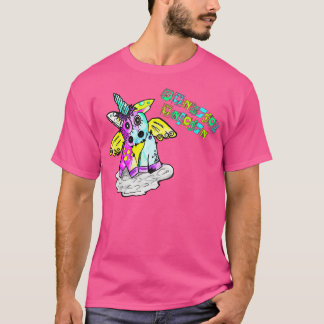 T-shirt Punk Rock Unicorn Chaos Concert Festival Anarchie