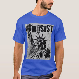 T-shirt Punk Rock Vive La Résistance Liberté Résistance Pr