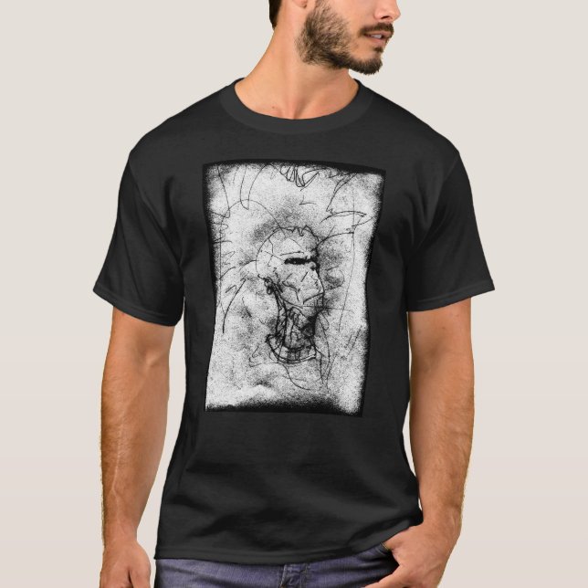 T-shirt Punk Rocker avec Mohawk (Devant)