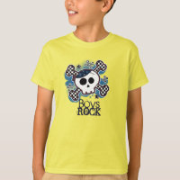 Punk Rocker Rock Boys Skull Bleu Personnalisé