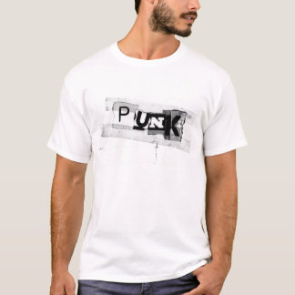 T-shirt PUNK sur le blanc