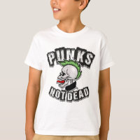 Punks pas mort crâne Mohawk Punk Rock Rocker