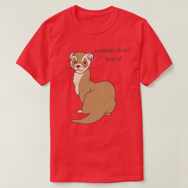 T-shirt Punny Ferret (Design devant)