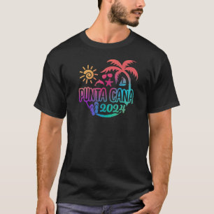 T-shirt Punta Cana 2024 pour vacances ou voyage
