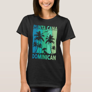 T-shirt Punta Cana Dominicaine Vacances Chemise Palm Tree