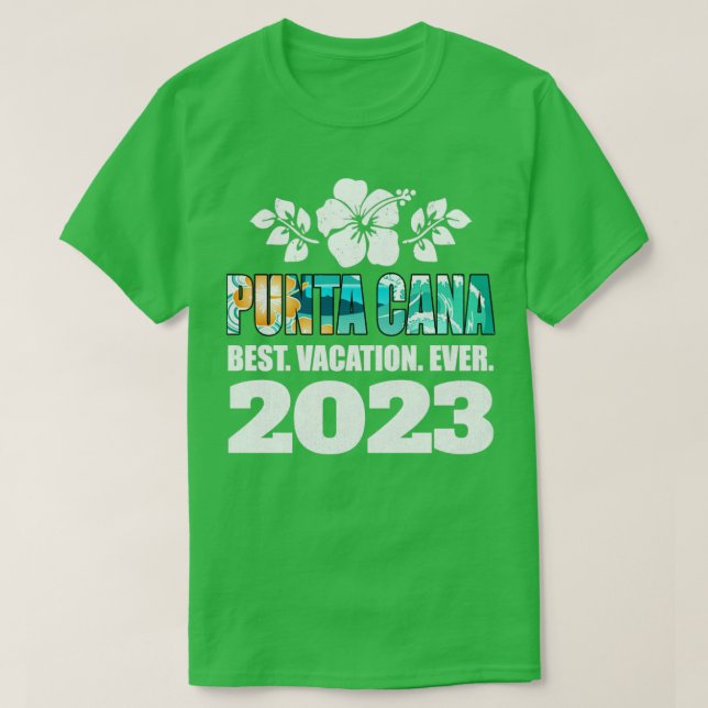 T-shirt Punta Cana Meilleur Vacances Depuis 2023 Vacances  (Design devant)