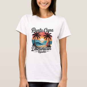 T-shirt Punta Cana République dominicaine Plage tropicale 