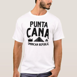 T-shirt Punta Cana République Dominicaine Plan Skyline Vil