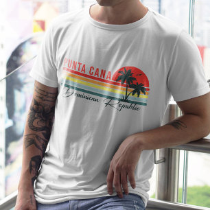 T-shirt Punta Cana République Dominicaine - Souvenir Rétro