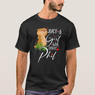 T-shirt Punxsy Phil's mignon Groundhog Day Holiday pour le