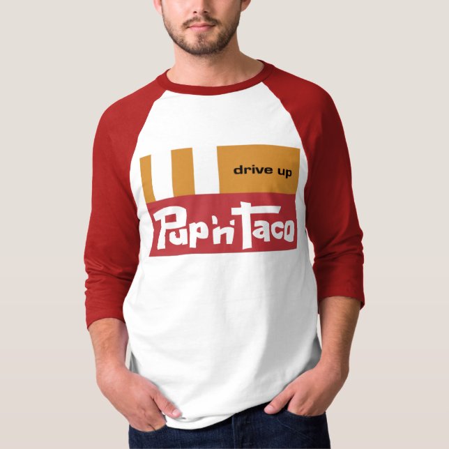 T-shirt Pup n'Taco 3/4 Sleeve Shirt - Logo original ! (Devant)