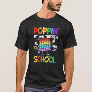 T-shirt Puppin' My Way À Travers 100 Jours De Scolarité 1