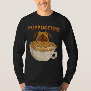T-shirt Puppuccino - Amoureux des chiens Cappuccino Lover 