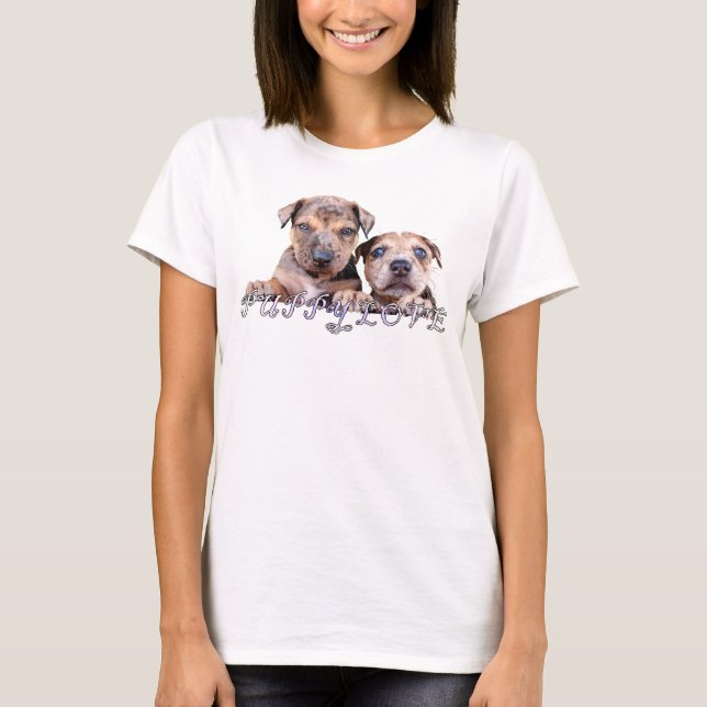 t-shirt puppy love (Devant)