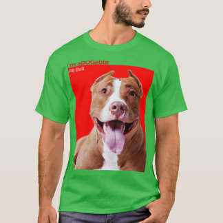 T-shirt Puppy print Collection Im aDOGable American Pit Bu