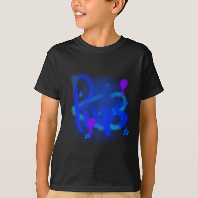 T-shirt Pups Graffiti Kids T - Shirt (Devant)