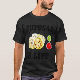 T-shirt Pupusas Salvadoran Love Food Comida El Salvador Gu