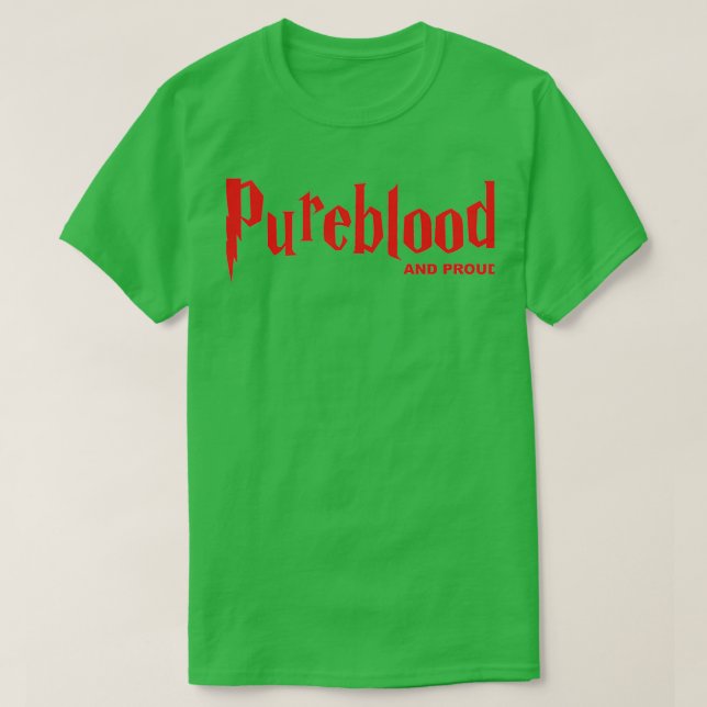 T-shirt Pureblood et Fière (Design devant)