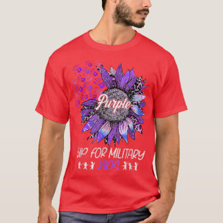 T-shirt Purge Pour Les Enfants Militaires Tournesol Chi Mi