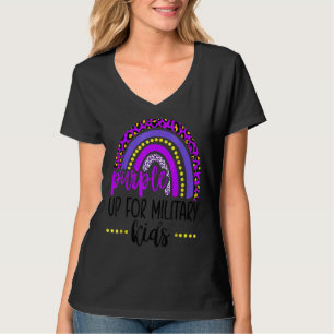 T-shirt Purge Pour Militaire Arc-En-Ciel Militaire Mont En
