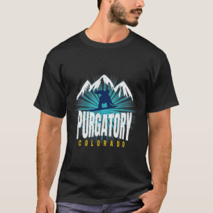 T-shirt Purger Co Snowboard Colorado Blue Xtreme Snowbo