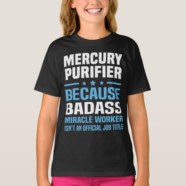 T-shirt Purificateur de mercure (Devant)