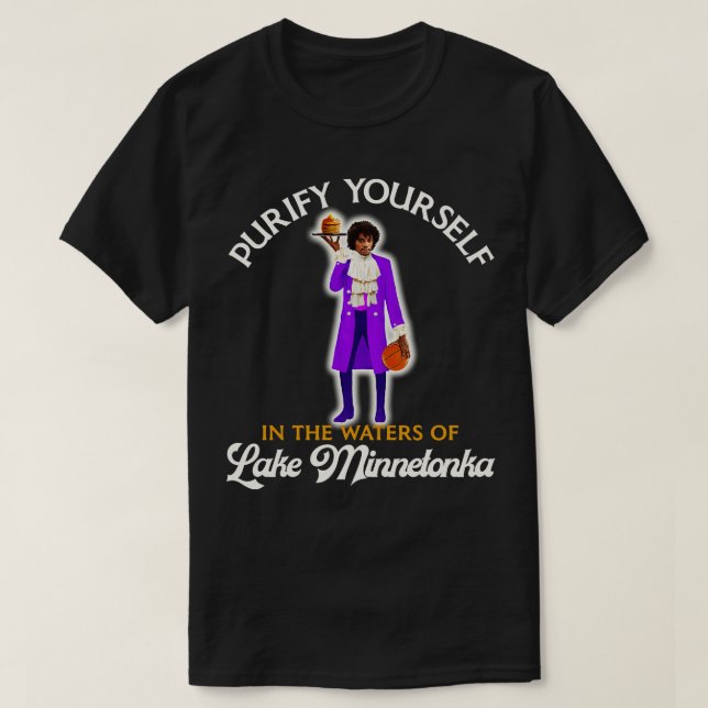 T-shirt Purifier votre oursin dans les eaux du lac Minneto (Design devant)
