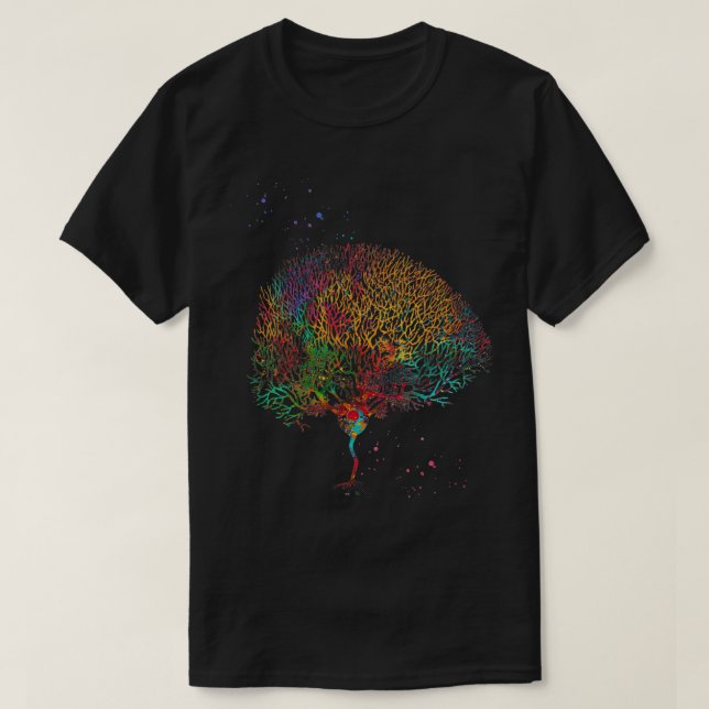 T-shirt Purkinje Neuron  (Design devant)