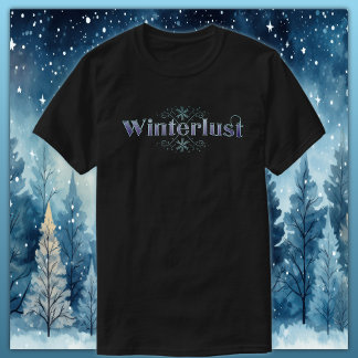 T-shirt Purple de l'hiver