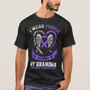 T-shirt Purple En Mémoire Des Académies De Surdose De Médi