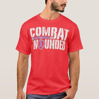T-shirt Purple Heart Militaire    VétéranCombat Blessé Sol