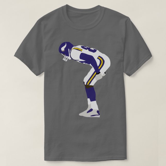 T-shirt Purple Minnesota Moss Mooning Foule (Design devant)