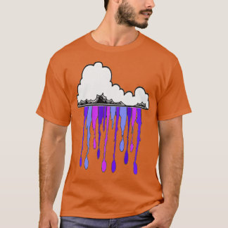 T-shirt Purple Rain Art par LowEndGraphics 1