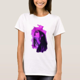 T-shirt Purple Reverie triste femme