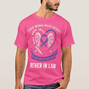 T-shirt Purple Ribbon Pancreatic Cancer Awareness Father I