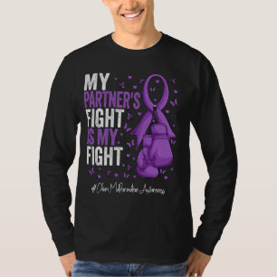 T-shirt Purple Ribbon Partenaire Chiari Malformation
