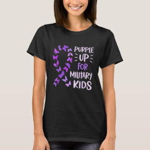 T-shirt Purple Up Militaire Beurre-Feu Militaire Brats Mil