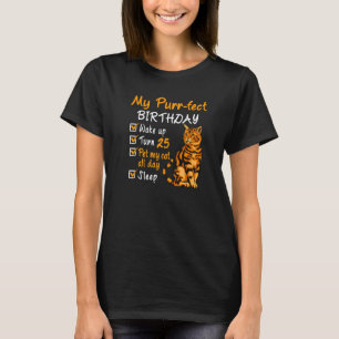 T-shirt Purr Fect Anniversaire Animateur Mon chat Toute La