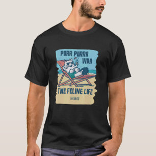 T-shirt Purr Purra Vida La Feline Life Indonésie